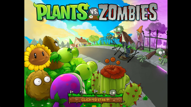Plants vs Zombies Title Screen